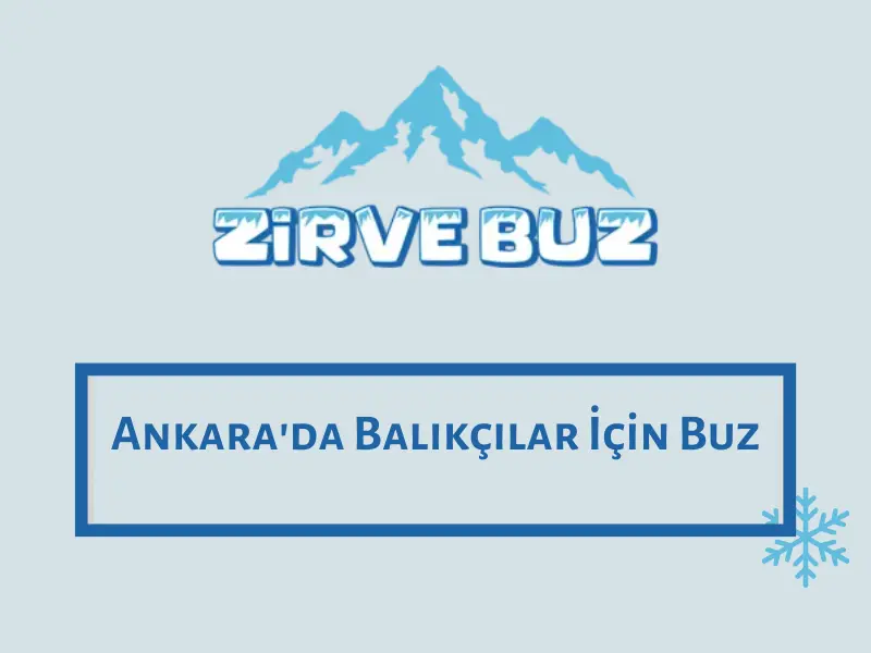 Ankara'da Balıkçılar İçin Buz