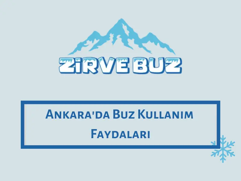 Ankara'da Buz Kullanım Faydaları
